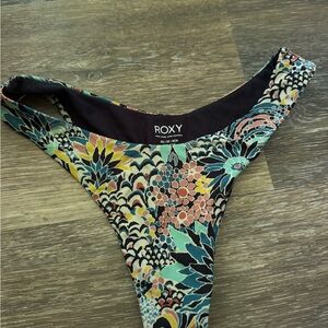 Roxy Women's Floral Multicolor Bikini Bottom